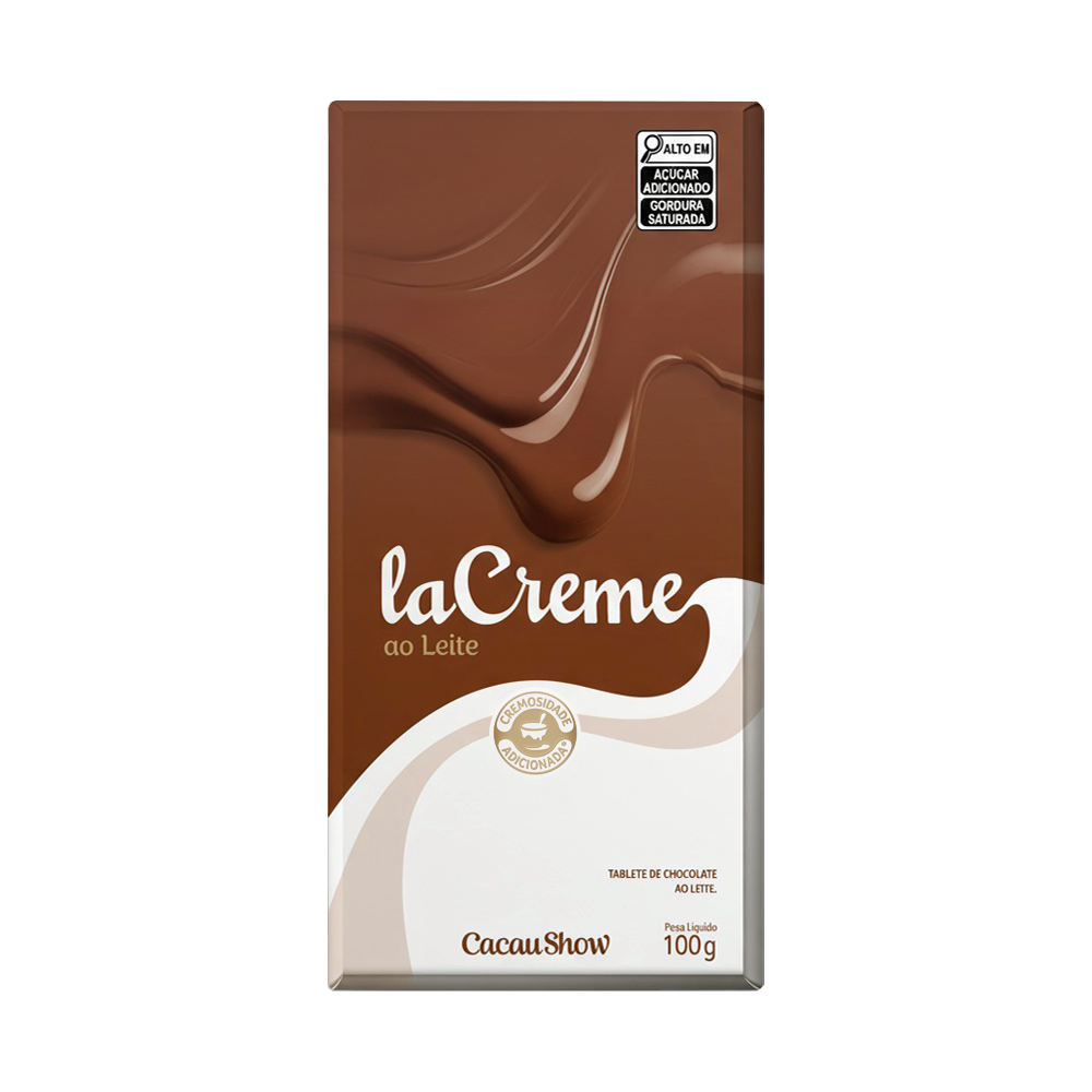 Tablete laCreme de Chocolate ao Leite 100g